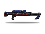 Heavy sniper rifle that can fire multiple times before reloading.